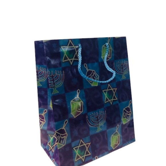 Vintage Jessica Stewart Hanukkah Gift Wrap w Bags & Bows - Picture 4 of 5
